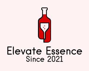 Red Wine Liquor  logo