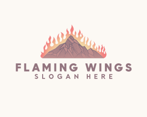 Burning Mountain Outdoor  logo design