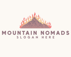 Burning Mountain Outdoor  logo design