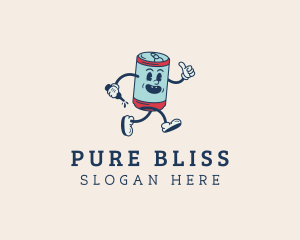 Retro Soda Drink  logo design