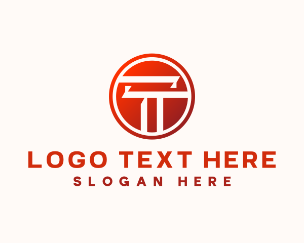 Marketing Agency Letter T logo