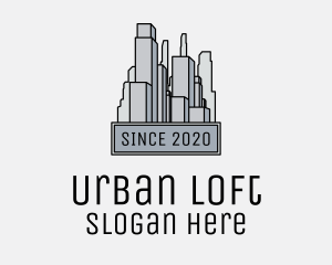 Urban City Buildings  logo design