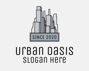 Urban City Buildings  logo design