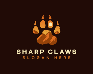 Paw Rocky Mountain logo design