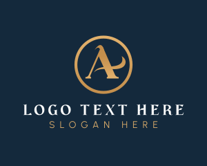 Professional Enterprise Company Letter A Logo