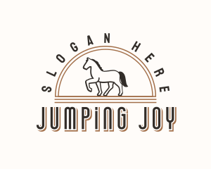 Trotting Horse Ranch logo design