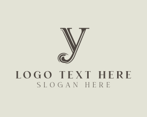 Classic Stylish Letter Y logo