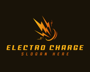 Lightning Bolt Power logo design