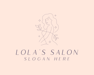 Naked Waxing Salon logo design