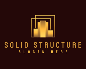 Corporate Building Structure logo design