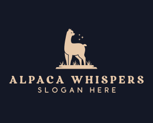 Llama Animal Farm logo design