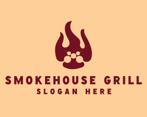 Street Food Grill logo design