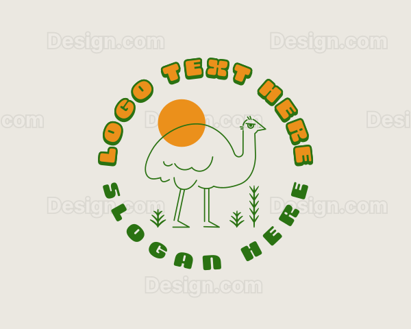 Emu Zoo Park Logo