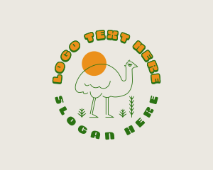 Emu Zoo Park Logo