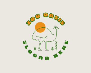 Emu Zoo Park logo design