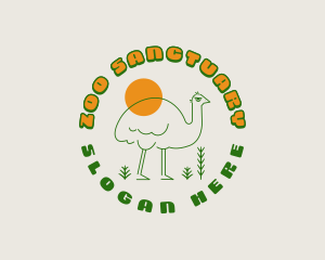 Emu Zoo Park logo design