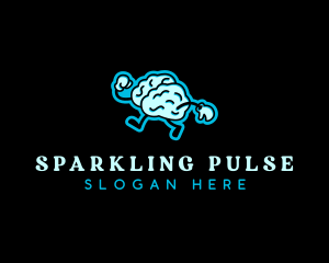 Walking Brain Idea logo