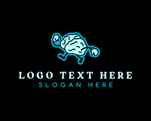 Walking Brain Idea logo