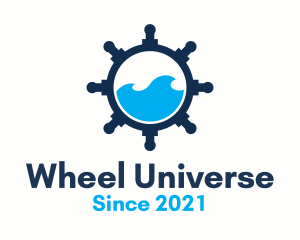 Ship Wheel Marine  logo design