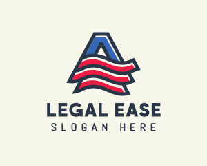 American Letter A logo