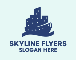 City Cruise Ship logo design