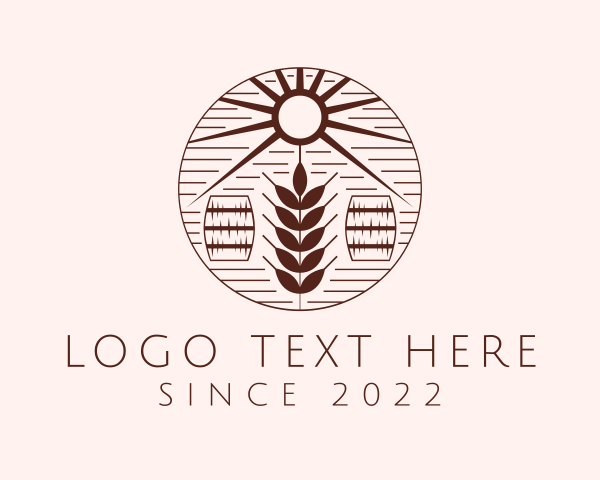 Beer Barrel logo example 3