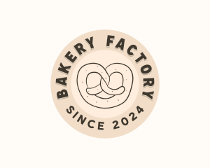 Pretzel Bread Bakery logo design