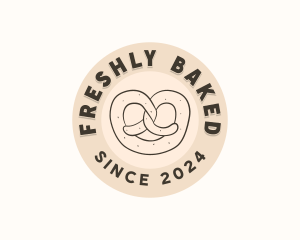 Pretzel Bread Bakery logo design