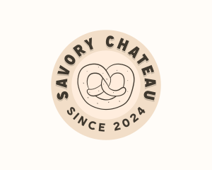 Pretzel Bread Bakery logo design