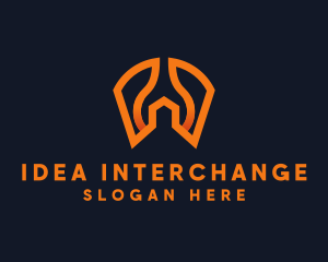 Wrench Spanner Tool logo design