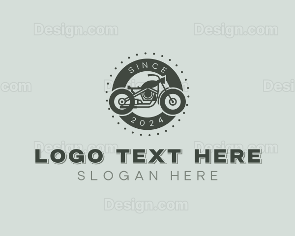 Motorbike Racing Vehicle Logo