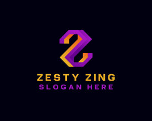 Digital Technology Letter Z logo design