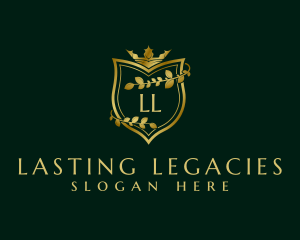 Luxury Crown Crest logo design