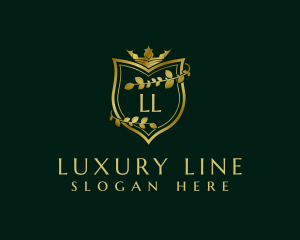 Luxury Crown Crest logo design