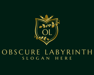 Luxury Crown Crest logo design