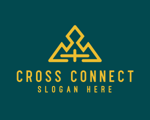 Generic Cross Mountain logo design