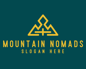 Generic Cross Mountain logo design