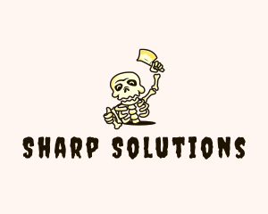 Skeleton Cleaver Knife logo