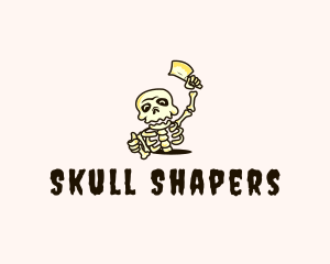 Skeleton Cleaver Knife logo