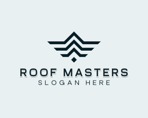 Roof Property Contractor logo design