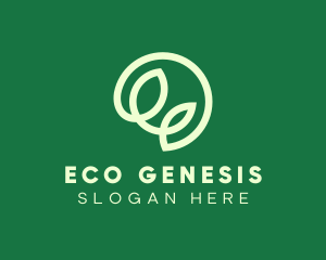 Nature Organic Leaf logo design