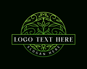 Elegant Garden Floral logo