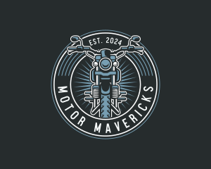 Rider Motorcycle Mechanic logo design