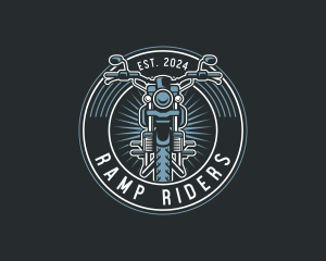 Rider Motorcycle Mechanic logo design