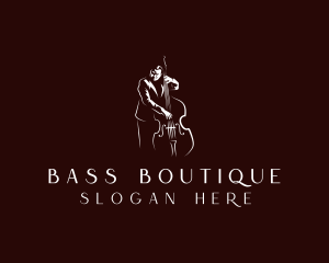 Musician Cello Instrument logo