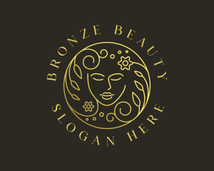 Girl Face Beauty logo design