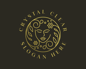 Girl Face Beauty logo design