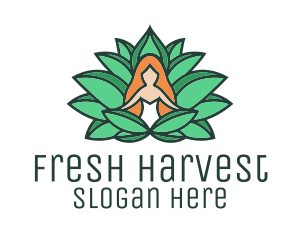 Woman Bush Tree logo design