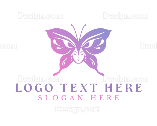 Butterfly Beauty Salon Logo