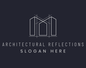 House Architecture Building logo design